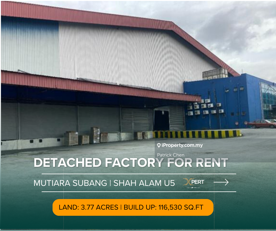 Detached Factory Mutiara Subang, Shah Alam U5, Glenmarie, Elmina Kota ...