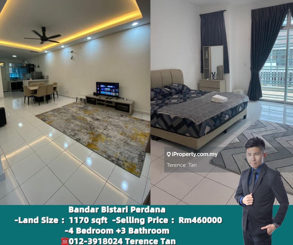 Bandar Bistari Perdana Pasir Gudang 2 sty Terrace Link House 4 