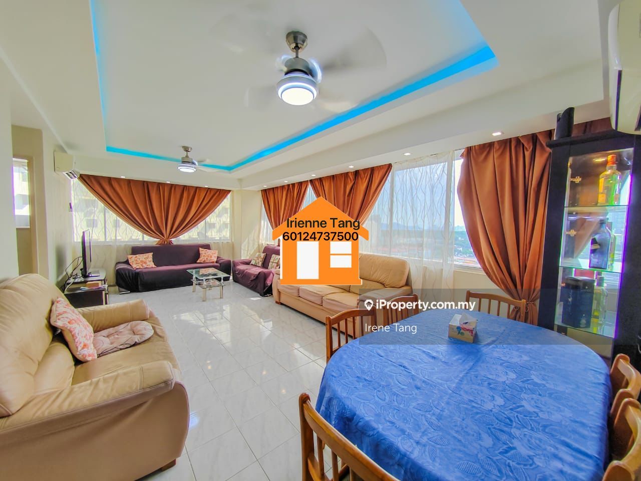 Menara Riverview Intermediate Apartment 3 bedrooms for rent in Jelutong