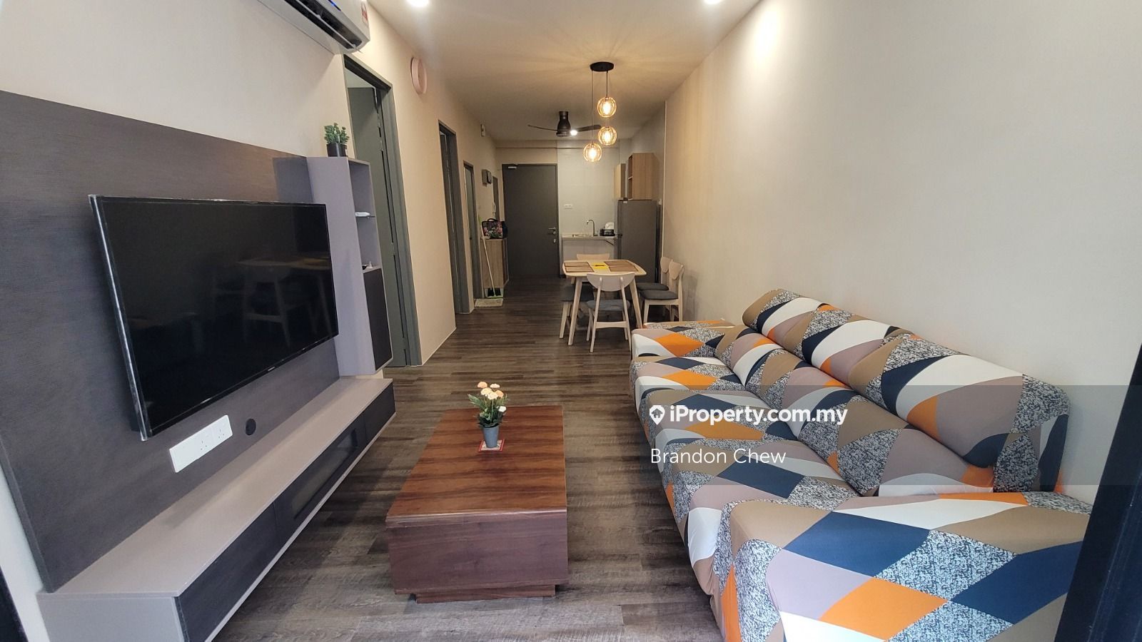 HK Square Apartment Apartment 2 bedrooms for rent in Kuching, Sarawak