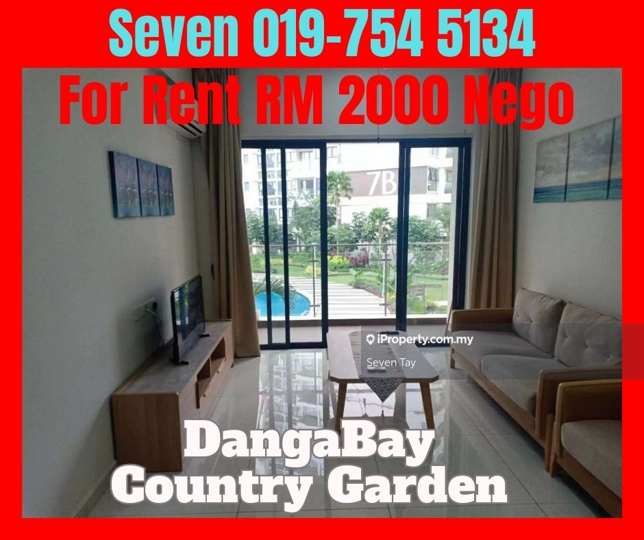 AmberSide Country Garden Danga Bay Condominium 2 bedrooms for rent in Johor Bahru, Johor