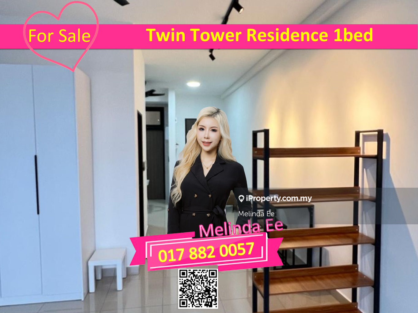 Twin Tower Residence Nice 1bed with Carpark