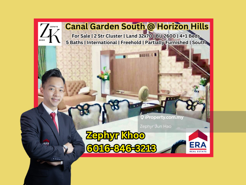 Horizon Hills @ The Canal Garden South Cluster House For Sale