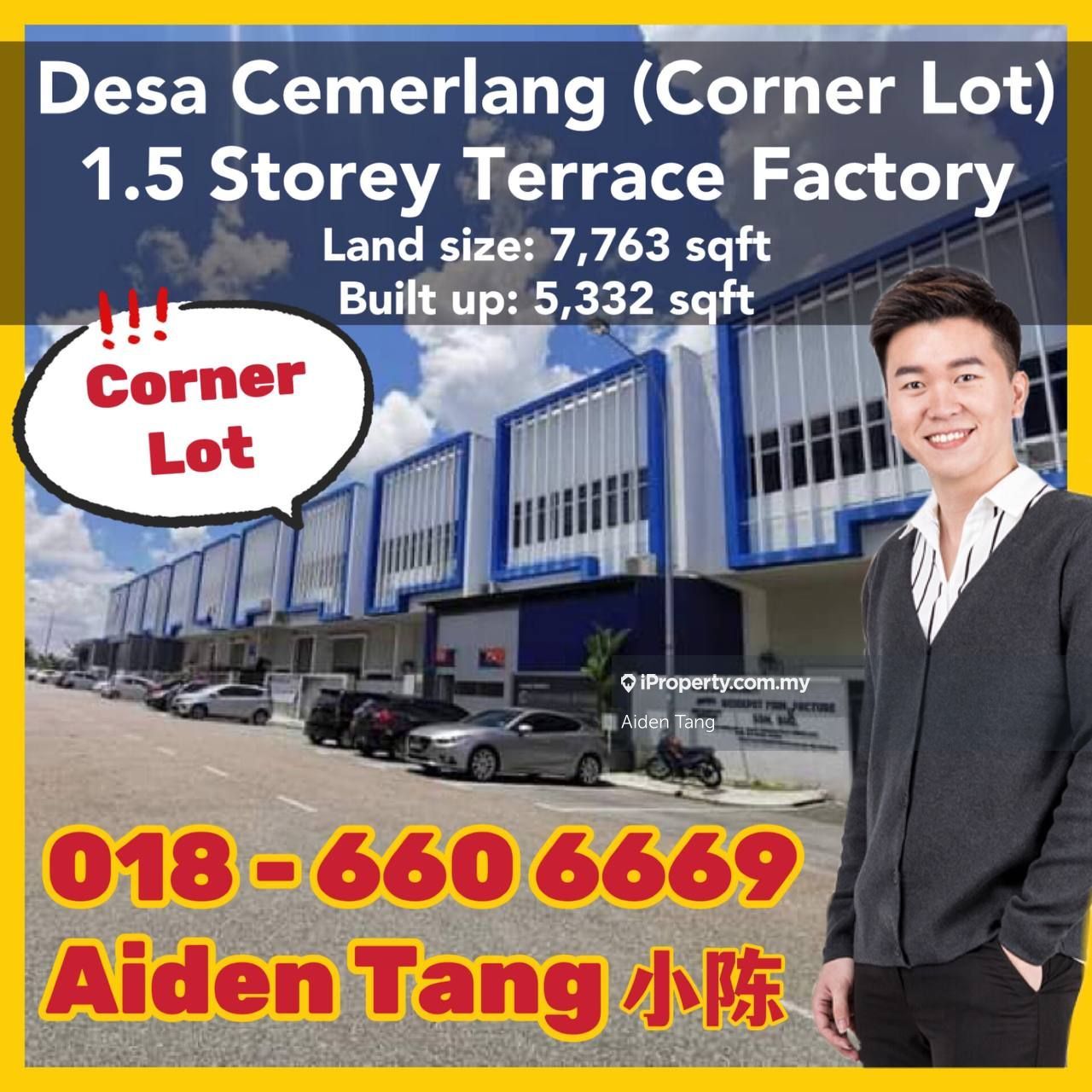 Desa Cemerlang 2 Storey Terrace Factory Corner Lot, Kawasan