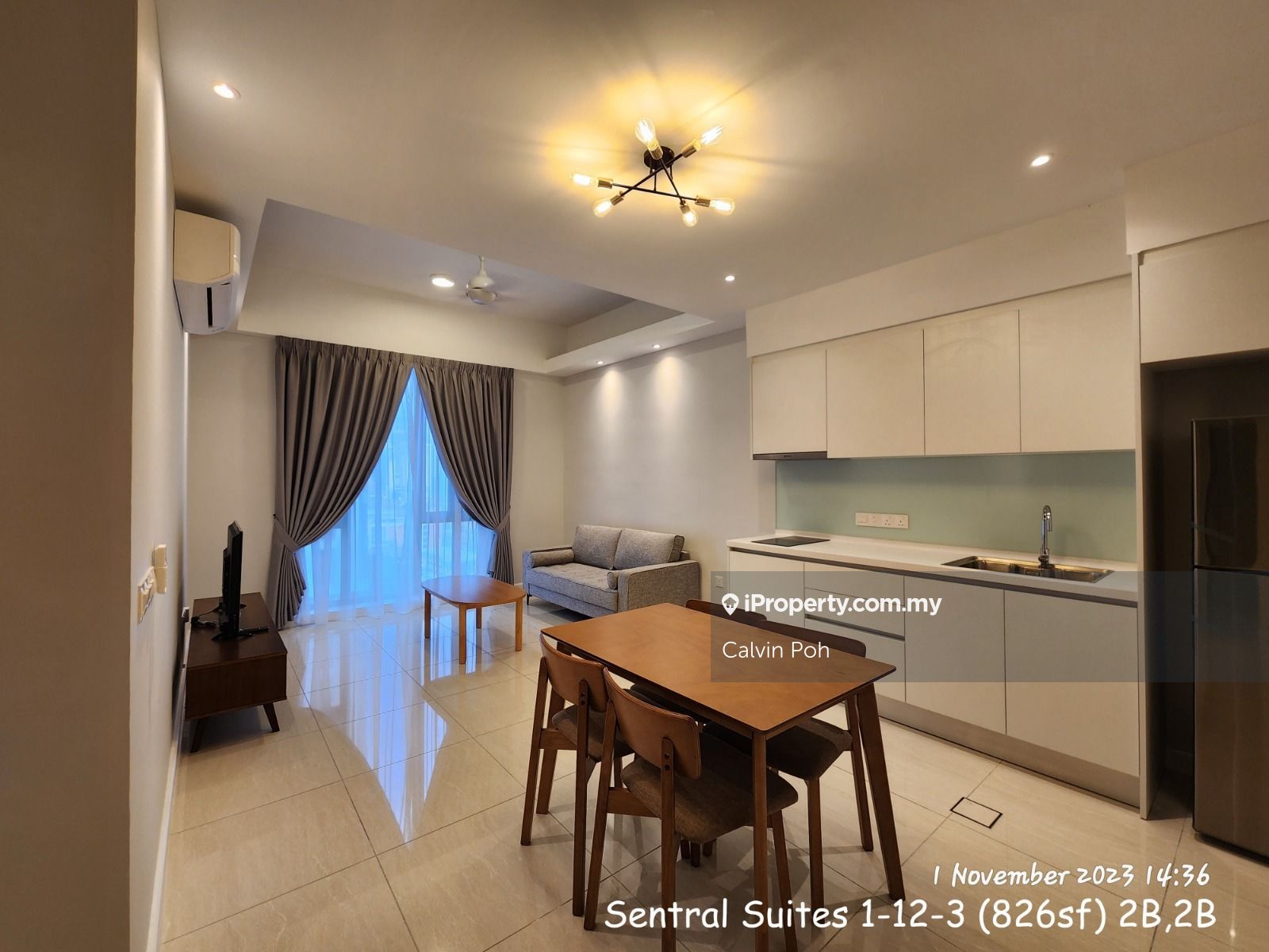 The Sentral Suites Serviced Residence 2 bedrooms for rent in KL Sentral, Kuala Lumpur