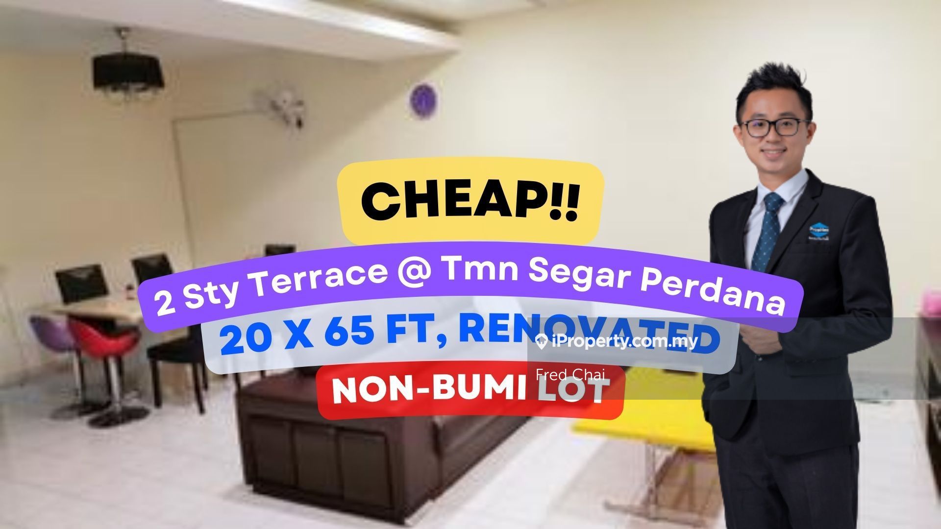 Segar Perdana, Cheras 2-sty Terrace Link House 4 Bedrooms For Sale 