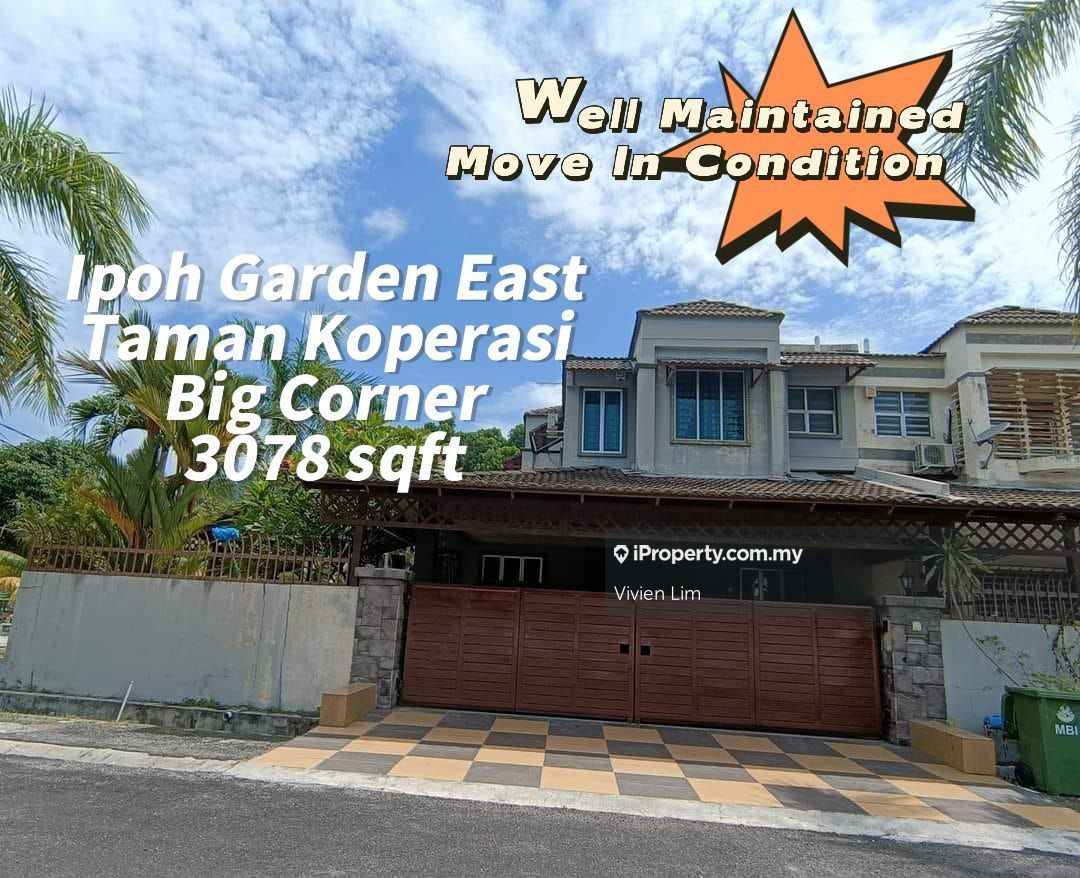 Ipoh Garden East,Tambun, Ipoh 2sty Terrace/Link House 4 bedrooms for