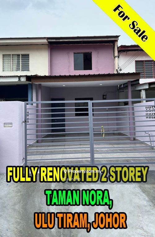 TAMAN NORA, ULU TIRAM, Johor Bahru Intermediate 2sty Terrace/Link