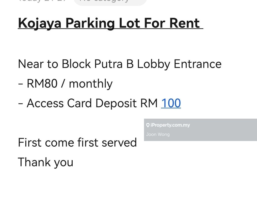 Kojaya Ampang Condominium for rent in Ampang, Selangor