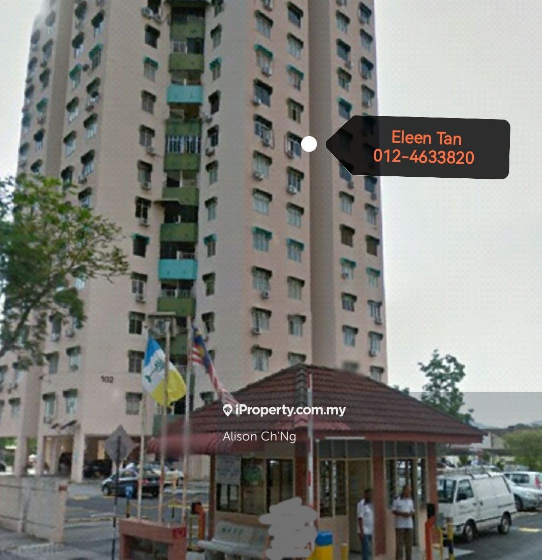 Mewah Court Apartment 3 bedrooms for rent in Jelutong, Penang