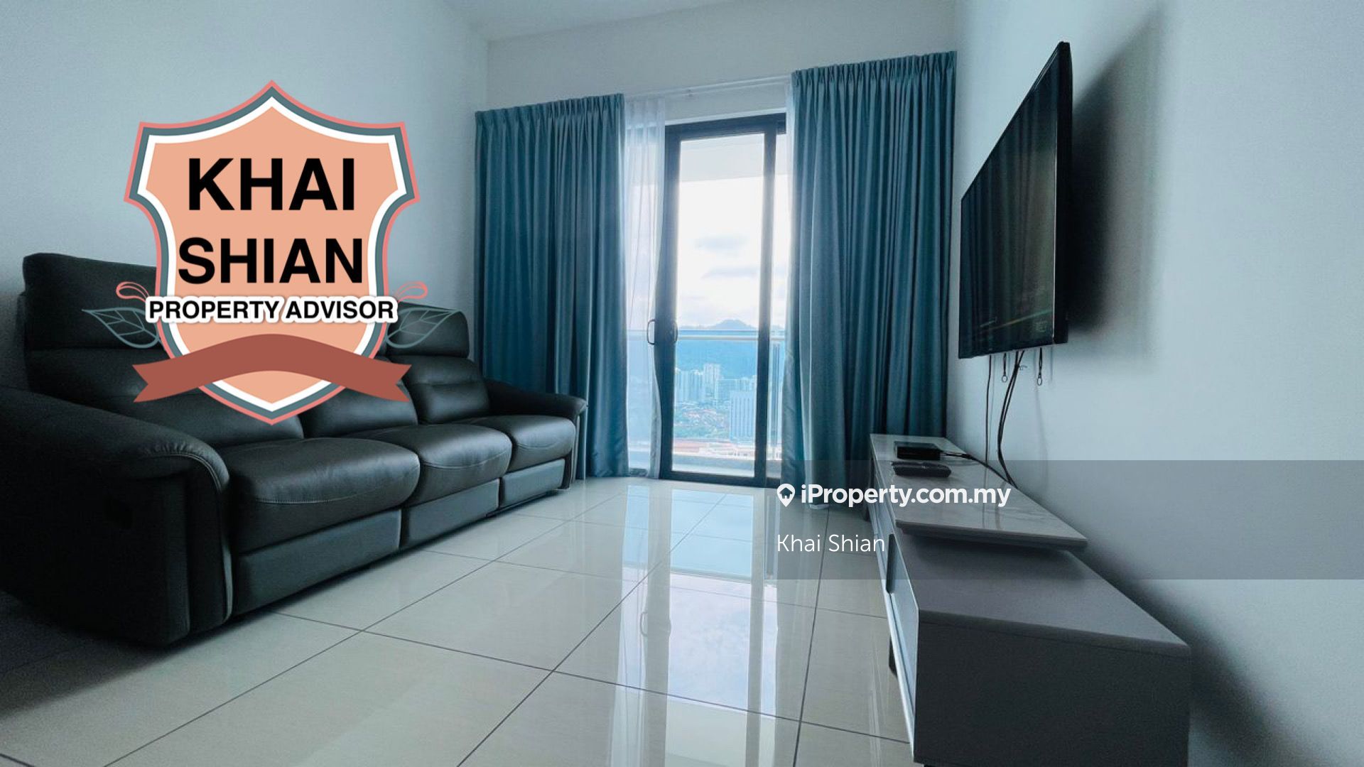 Queens Waterfront Condominium 3 bedrooms for rent in Bayan Lepas