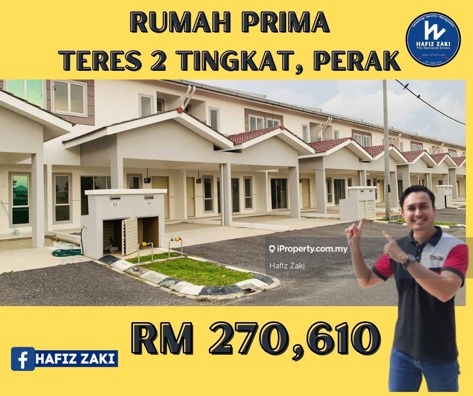 [Ada Swimming Pool] Rumah Teres 2 Tingkat, Perak, Seri Manjong