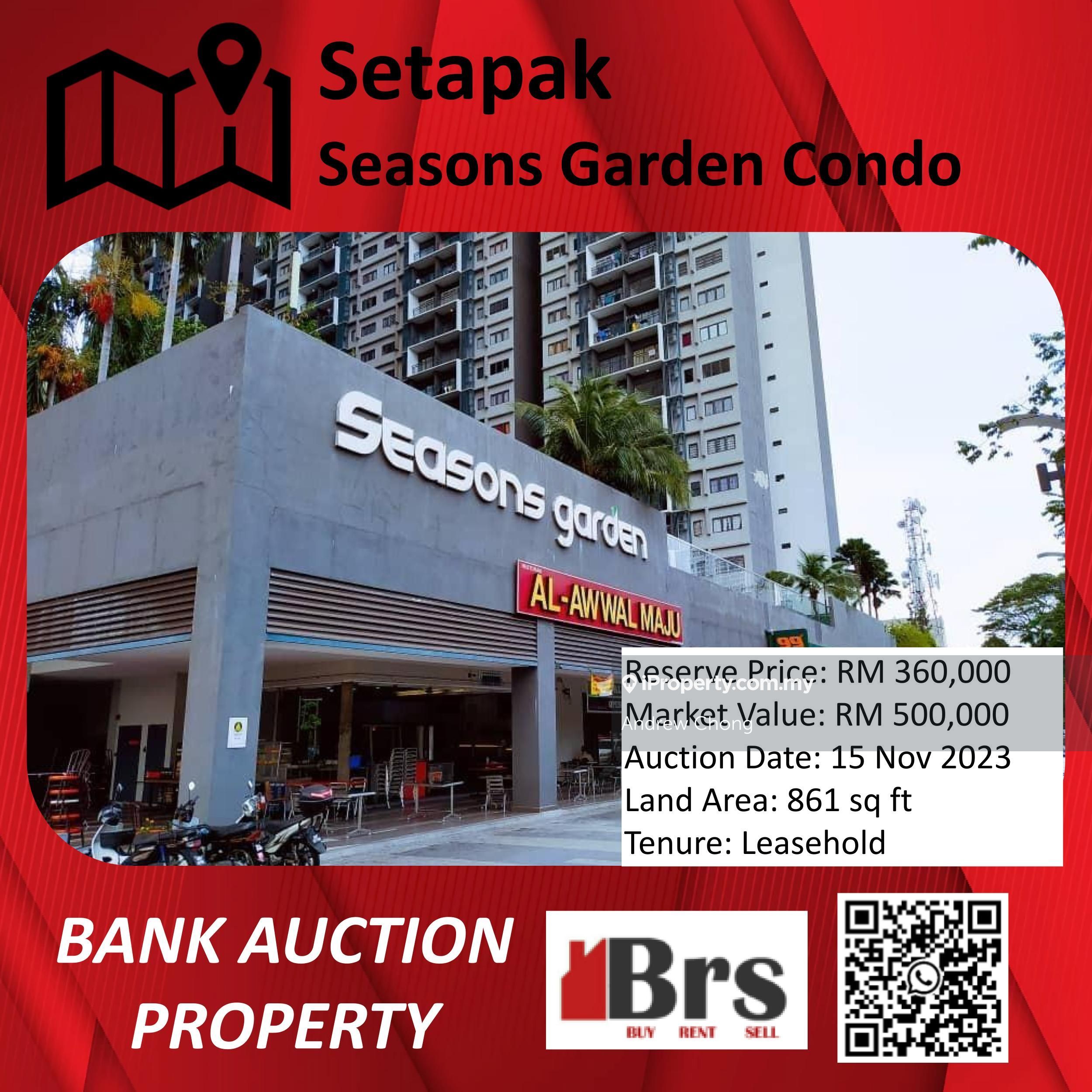 Seasons Garden Residences Serviced Residence 3 bedrooms for sale in