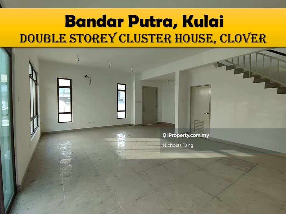 Bandar Putra, Kulai Intermediate Cluster House 4+1 bedrooms for sale