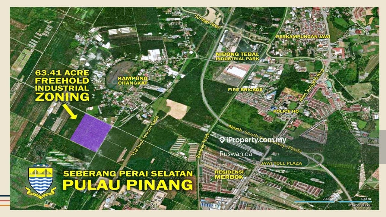 Agriculture Land, Industrial Zone for Sale at Seberang Perai Selatan