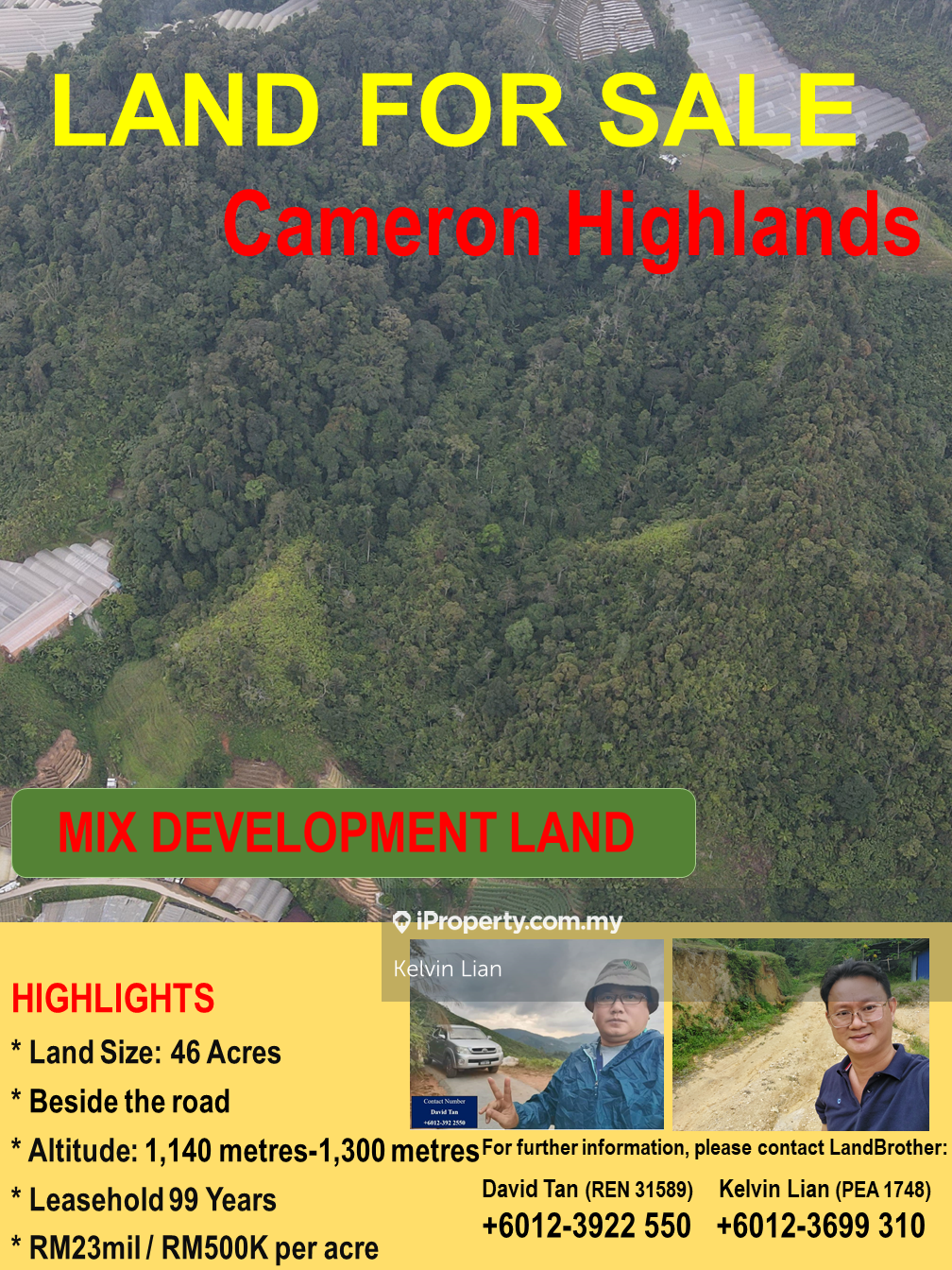 46 Acres Land Ringlet Habu Bertam Valley Cameron Highlands For Sale 46 Acres Land Ringlet Habu Bertam Valley Cameron Highlands For Sale