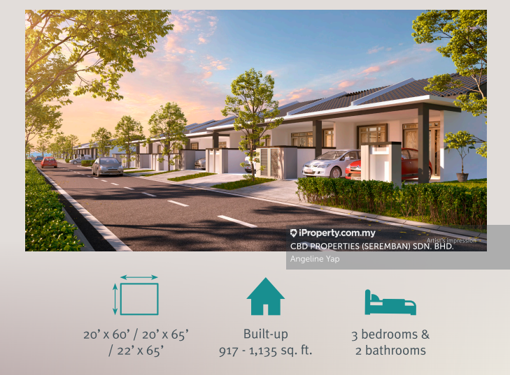 Bandar Ainsdale Seremban 2 Seremban Toll, Seremban 1sty Terrace
