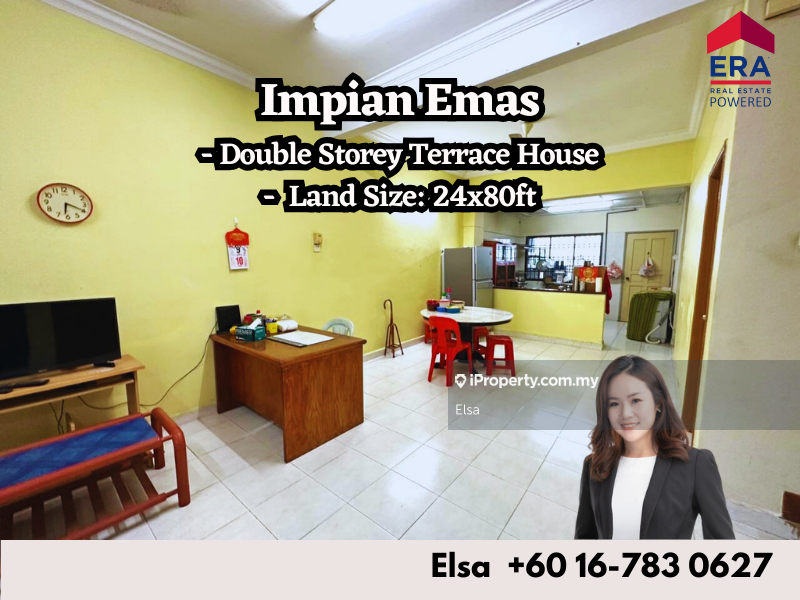Impian Emas, Johor Bahru 2sty Terrace/Link House 4 bedrooms for sale
