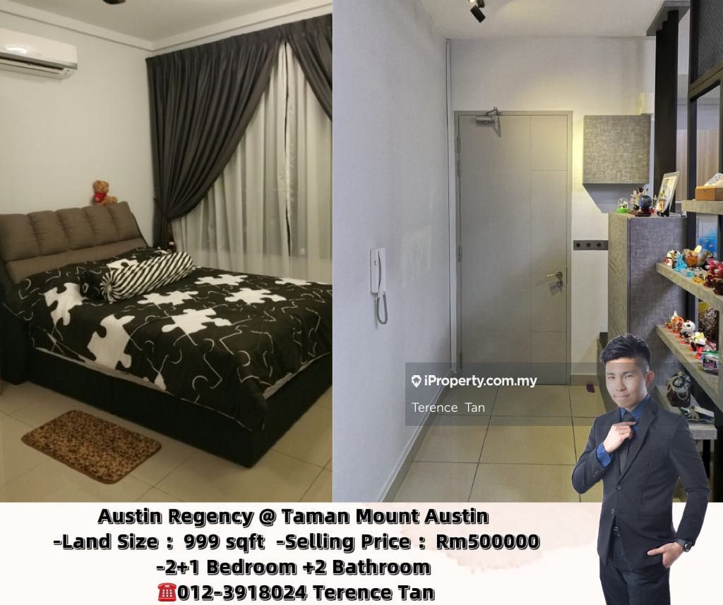 Austin Regency (Pangsapuri Austin Perdana) Apartment 2+1 bedrooms for sale in Tebrau, Johor