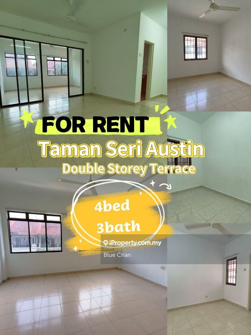 Taman Seri Austin, Johor Bahru 2sty Terrace/Link House 4 bedrooms for