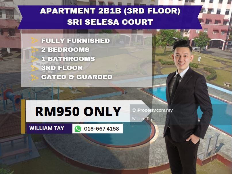 Sri Selera Court Apartment, Skudai, Johor Bahru for rent RM950