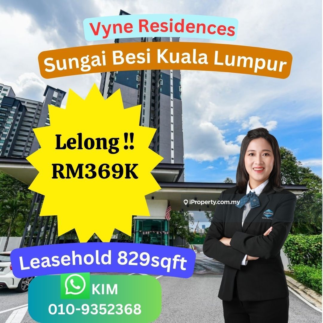 The Vyne Condominium 2 Bedrooms For Sale In Sungai Besi, Kuala Lumpur 