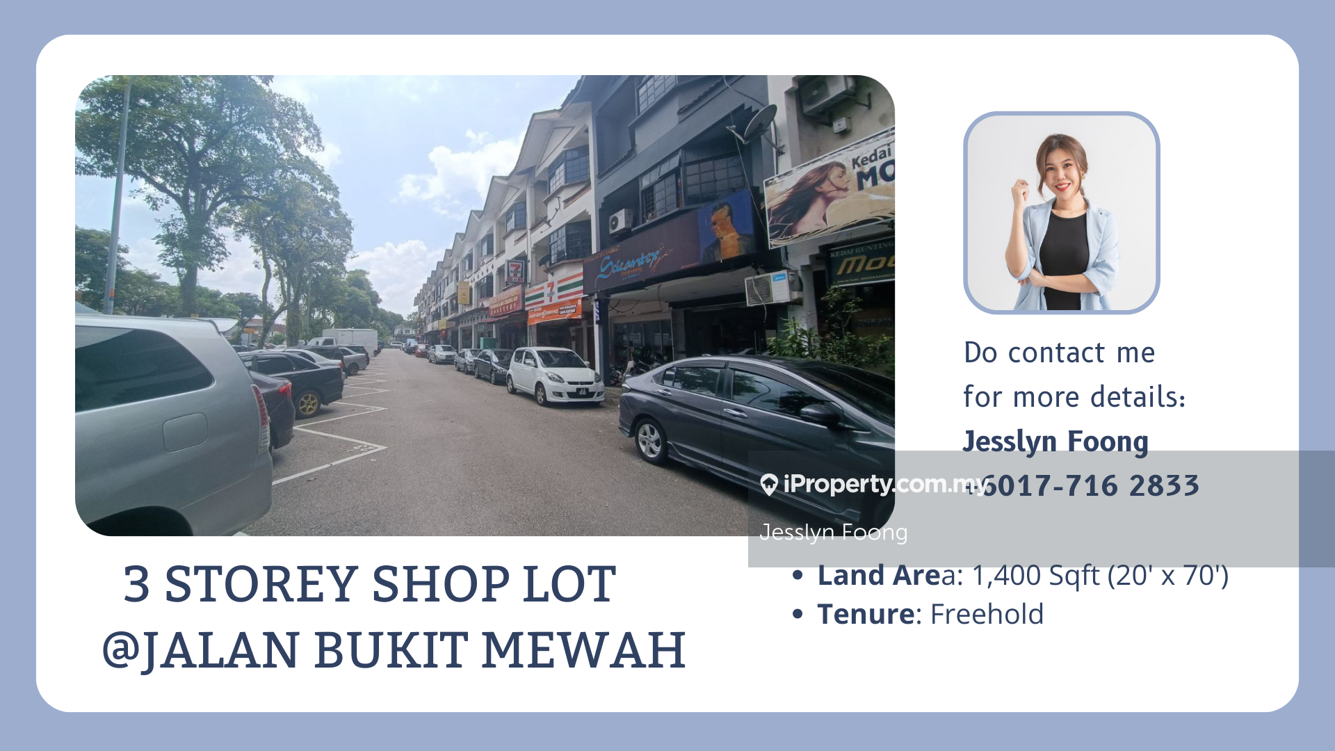 Jalan Bukit Mewah 2/x, 3 Storey Shop Lot For Rent, Johor Bahru for rent