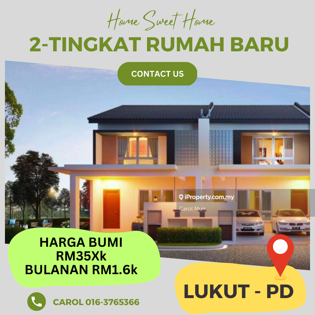 Rumah 2-Tingkat Terbaru di Lukut Port Dickson, Lukut for sale ...