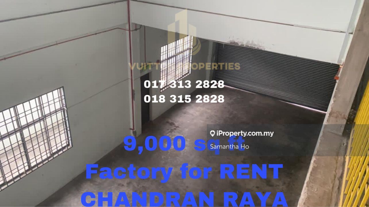 Menglembu Chandran Raya 2 Storey Factory Kawasan Perindustrian Chandran Raya Ipoh Semi D Factory For Rent Iproperty Com My