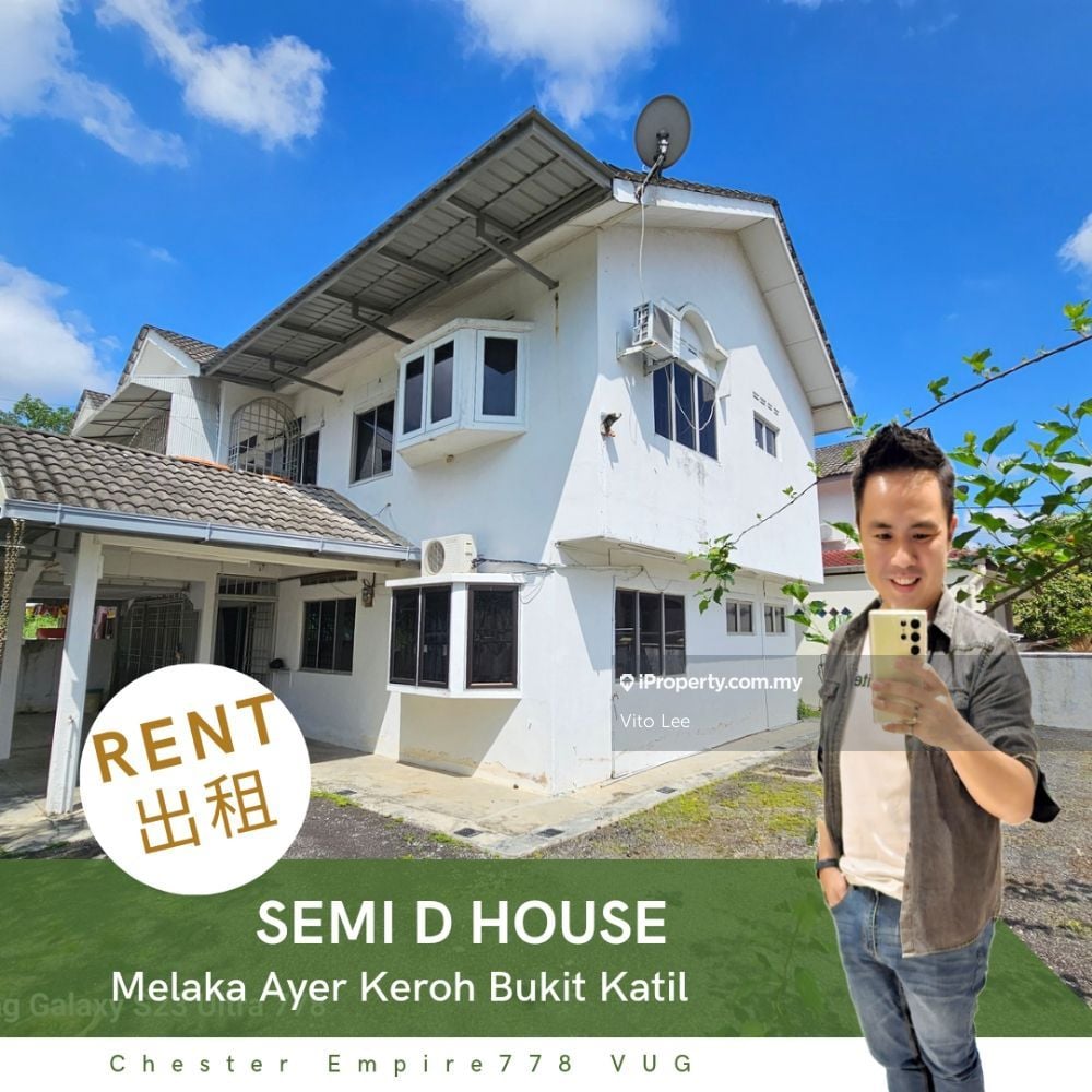 Ayer Keroh Semi D House, Bukit Katil for rent RM1800 iProperty Malaysia