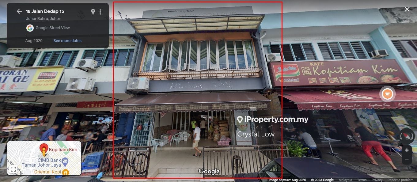 Jalan Dedap, Taman Johor Jaya, 2 Storey Shop Lot, Taman Johor Jaya, Johor Bahru Intermediate