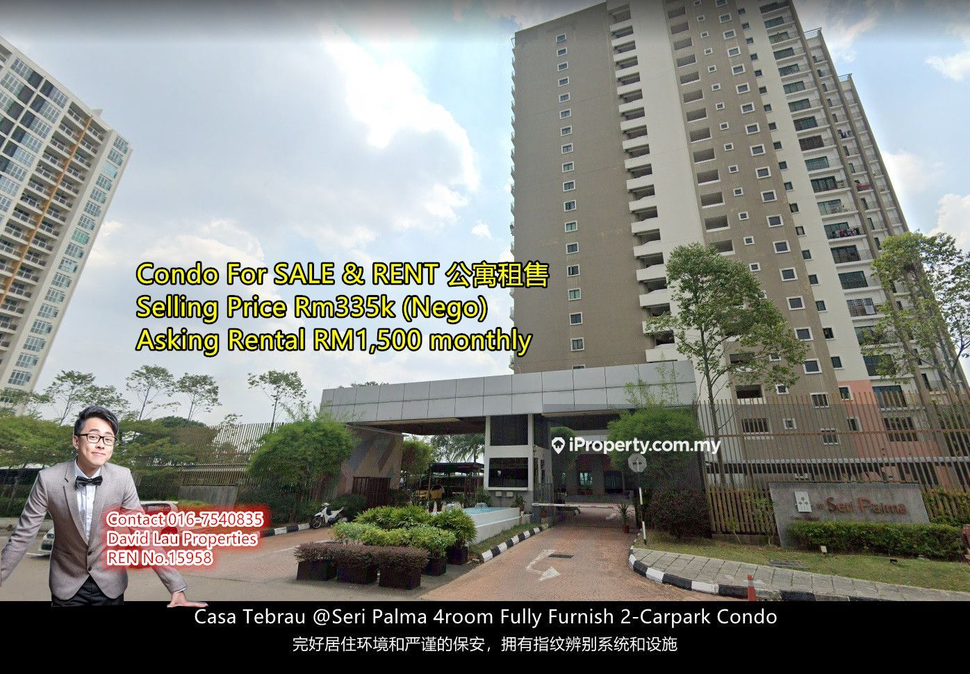 Casa Tebrau Seri Palma Intermediate Condominium 4 Bedrooms For Sale In Tebrau Johor Iproperty Com My
