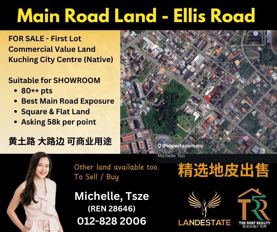 Kuching Town Area Ellis Road, Ellis Road First Lot Land, Kuching for