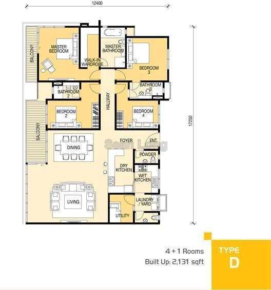 Glomac Damansara Corner Lot Serviced Residence 4 1 Bedrooms For Sale In Taman Tun Dr Ismail Kuala Lumpur Iproperty Com My