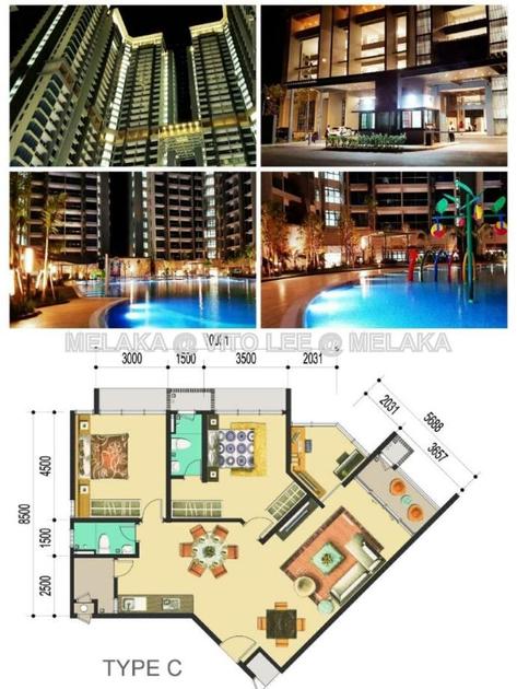 Atlantis Residences Pangsapuri Atlantis Kota Syahbandar Apartment 2 1 Bedrooms For Sale In Melaka City Melaka Iproperty Com My