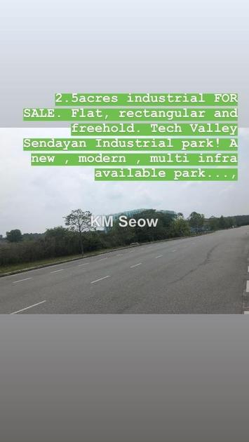 Tech Valley Bandar Sri Sendayan Sendayang Seremban Industrial Land For Sale Iproperty Com My