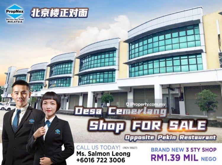 Taman Desa Cemerlang Ulu Tiram Johor Bahru Shop For Sale Iproperty Com My
