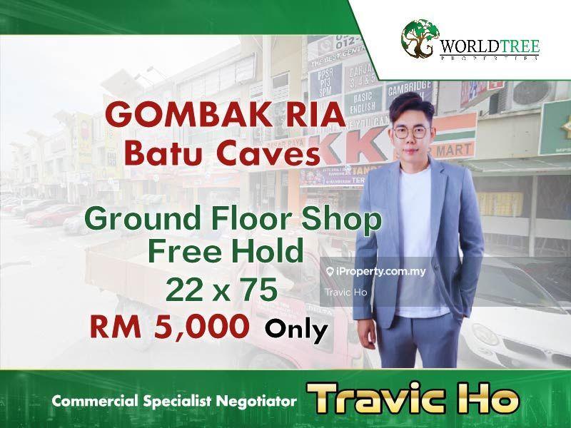 Ground Floor Shop Gombak Ria Batu Caves, Batu Caves for rent RM5000