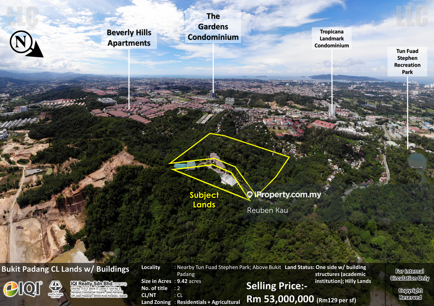 Bukit Padang CL Hilltop Lands, Kota Kinabalu Residential Land for sale