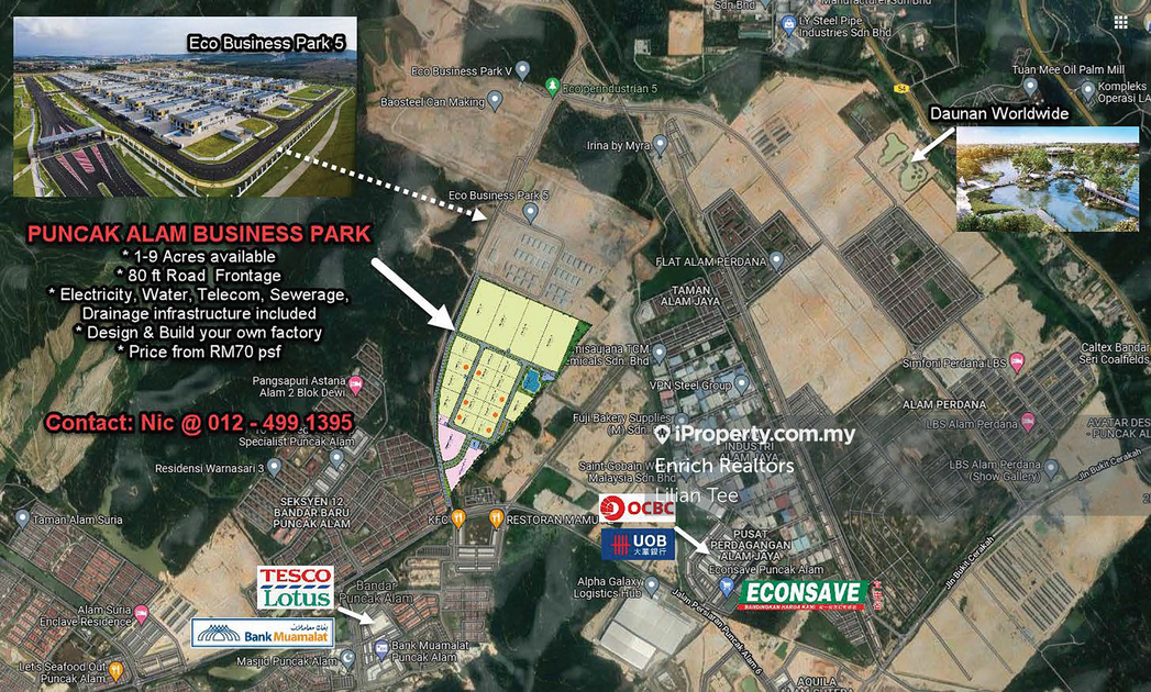 Puncak Alam Business Park Industrial Land For Sale In Bandar Puncak Alam Selangor Iproperty Com My