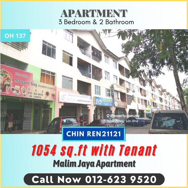 Taman Malim Jaya Intermediate Flat 3 Bilik Tidur Untuk Dijual Di Bachang Melaka Iproperty Com My