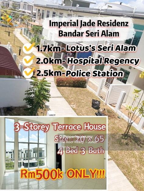 Bandar Seri Alam Masai Intermediate 3 Sty Terrace Link House 4 Bedrooms For Sale Iproperty Com My