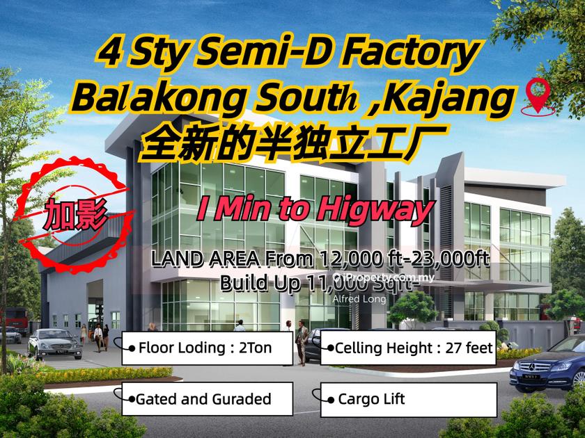 New Launching 1min To Highway Semi-D Factory Balakong Taming Jaya Bukit ...