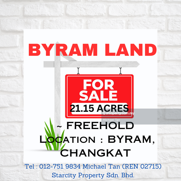 21++ acres Freehold Zoning Industry Land at Changkat, Byram FOR SALE