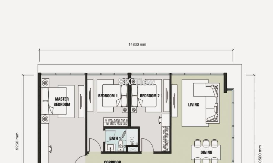 Service Residence for Sale in Aria by SK Tiew - iProperty.com.my