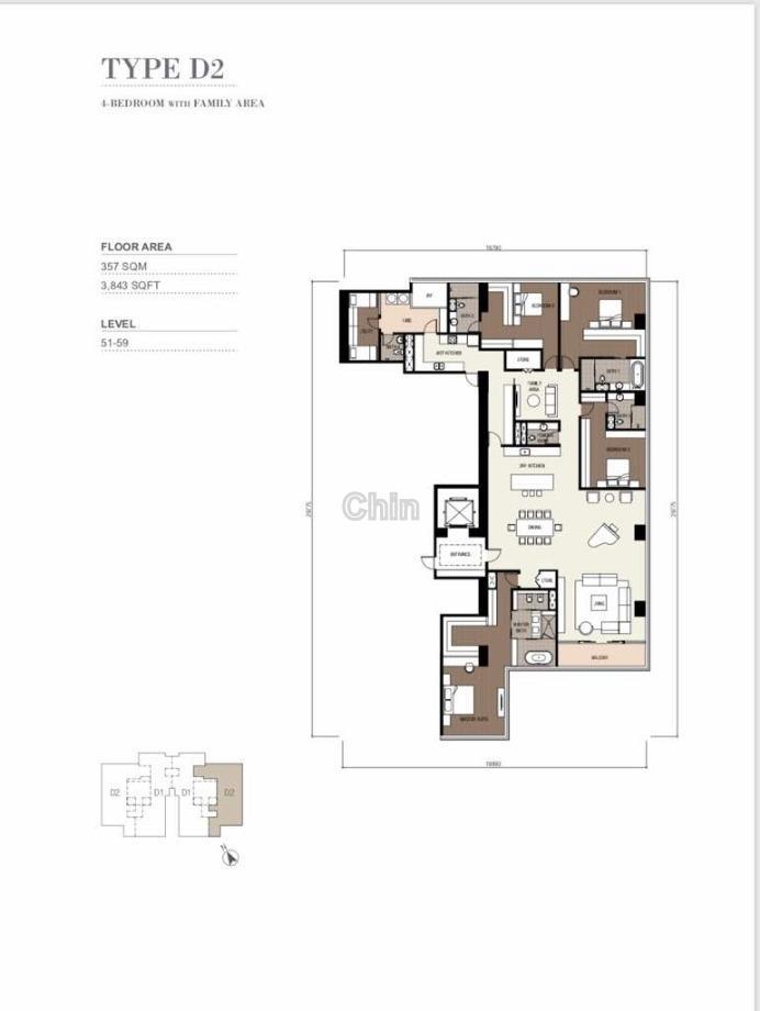 Residensi Servis untuk Dijual di Four Seasons Place oleh Chin KF - iProperty.com.my