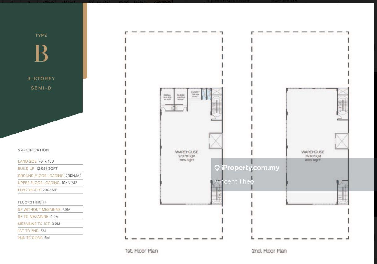 Semi-D Factory for Sale in Jade Hills, Kajang by Vincent Theo - iProperty.com.my