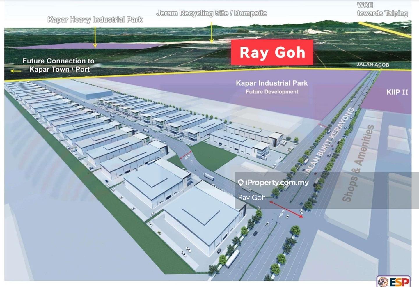 Detached Factory for Sale in new Factory at Kapar Town West Coa Industrial Park, Kapar by Ray Goh - iProperty.com.my