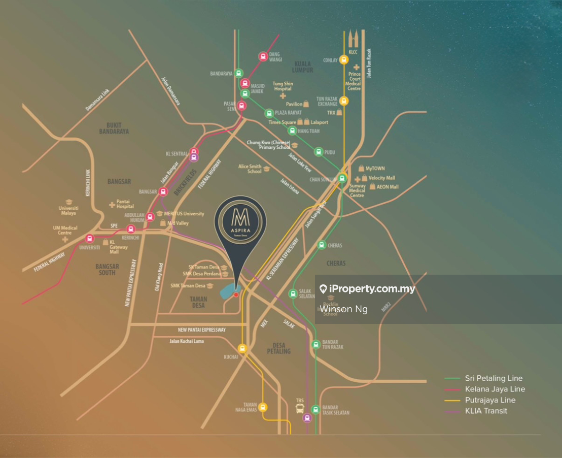 Residensi Servis untuk Dijual di M Aspira oleh Winson Ng - iProperty.com.my