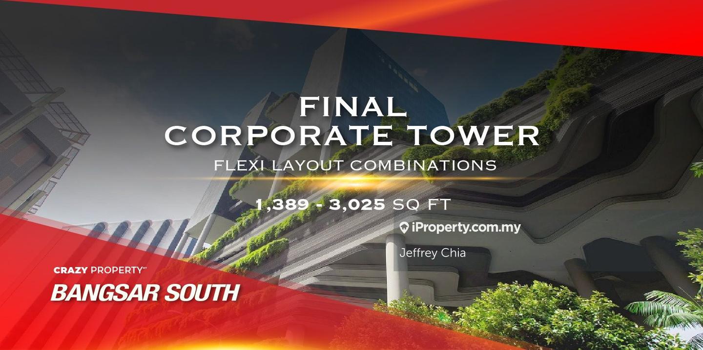 Pejabat untuk Dijual di Kuala Lumpur, Kampung Kerinchi (Bangsar South) oleh Jeffrey Chia - iProperty.com.my